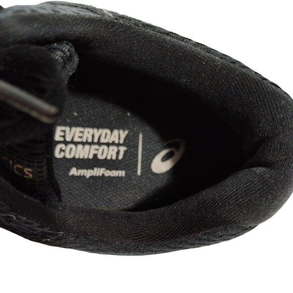 Asics Contend 6 Sneakers Women Size 9 Black Rose Gold Everyday Comfort 1012A570 - Picture 5 of 9